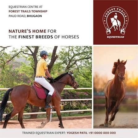 Equestrian Horse Riding Academy and Professional Stables at Paranjape Forest Trails Bhugaon Pune
