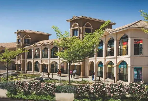 Mediterranean Shopping Plaza and Retail Hub at Paranjape Forest Trails Bhugaon - Commercial Amenities in Gated Township Pune