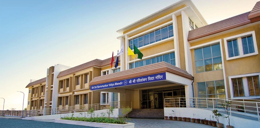 Sri Sri Ravishankar Vidya Mandir SSRVM CBSE School Campus Building at Paranjape Forest Trails Bhugaon Pune